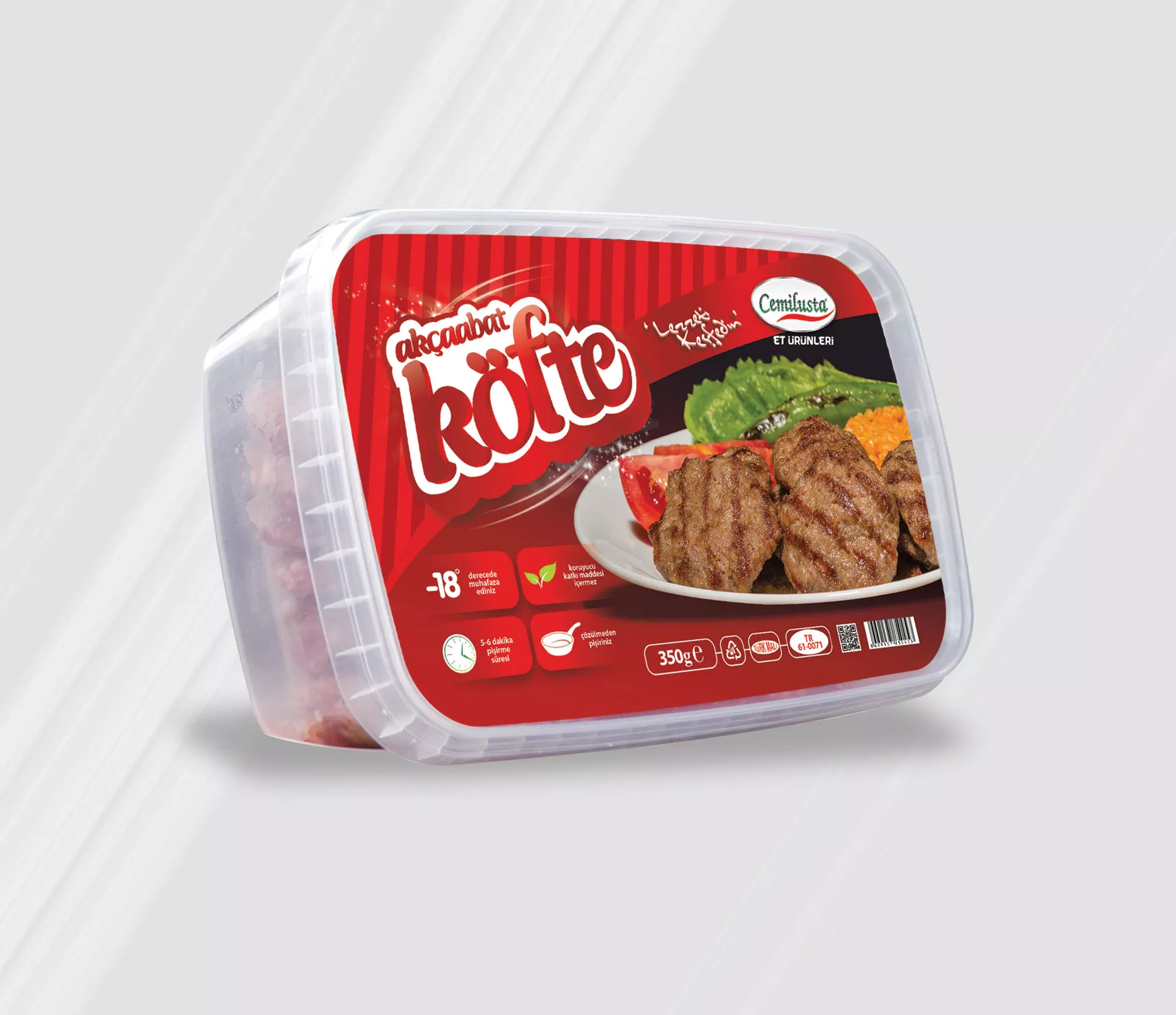 Cemilusta Akçaabat Köfte Kutu Tasarımı
