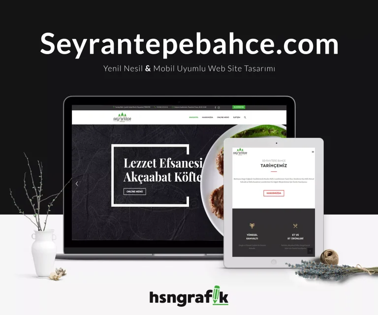 Seyrantepe Bahçe Web Site